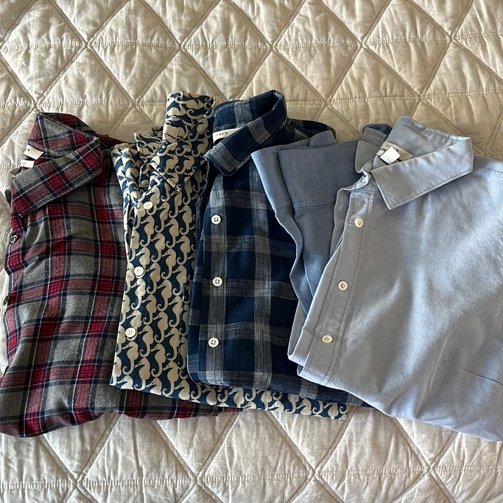 4 J.Crew Boy button up shorts